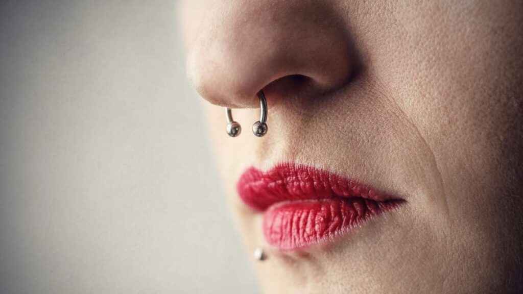 piercing no nariz