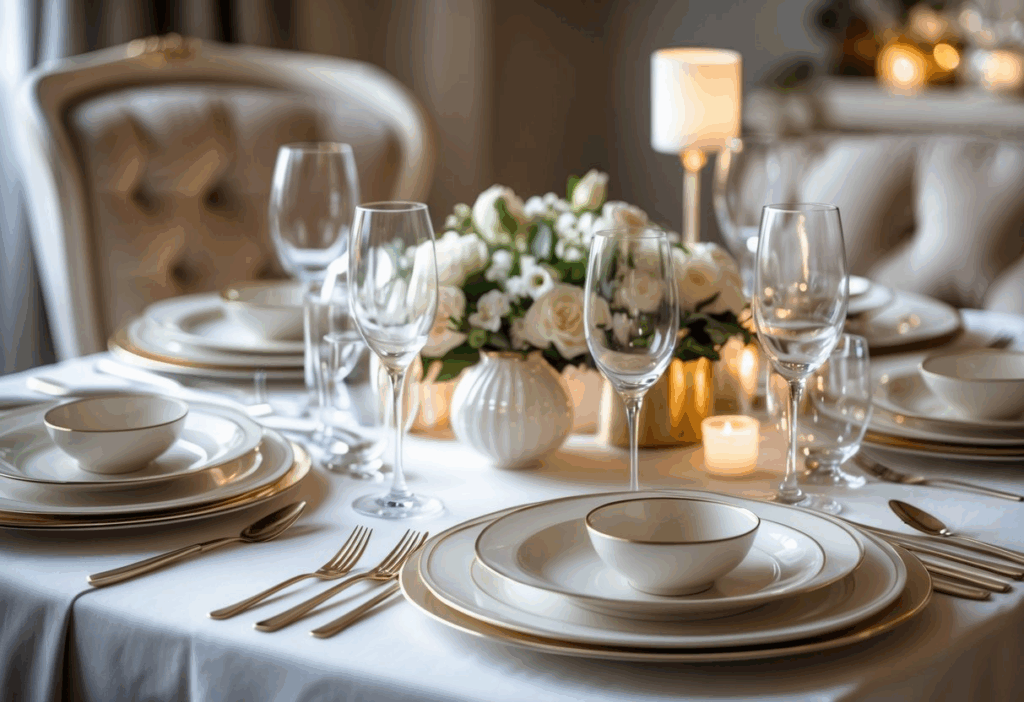Aparelho de jantar: sofisticação e funcionalidade para refeições elegantes
