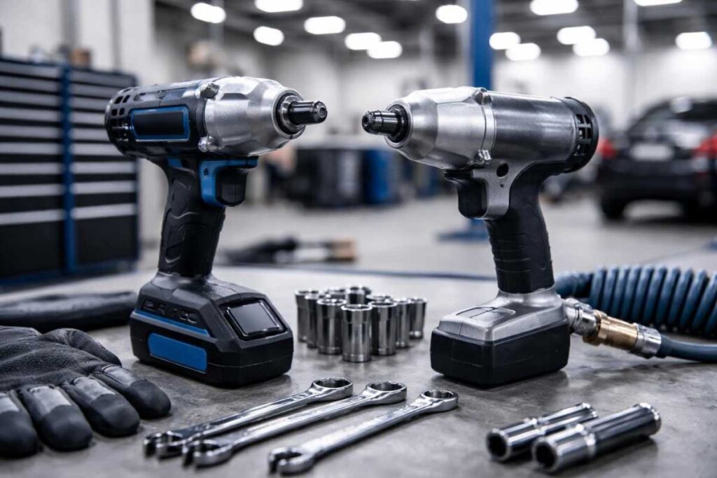 Chave de impacto: elétrica ou pneumática para oficina? Chave de impacto: elétrica ou pneumática para oficina